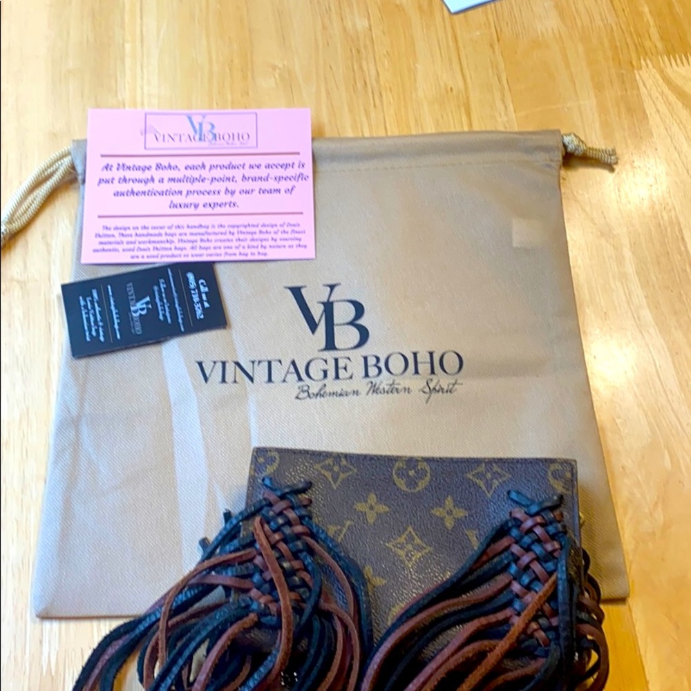 Vintage Boho Louis Vuitton Wristlet